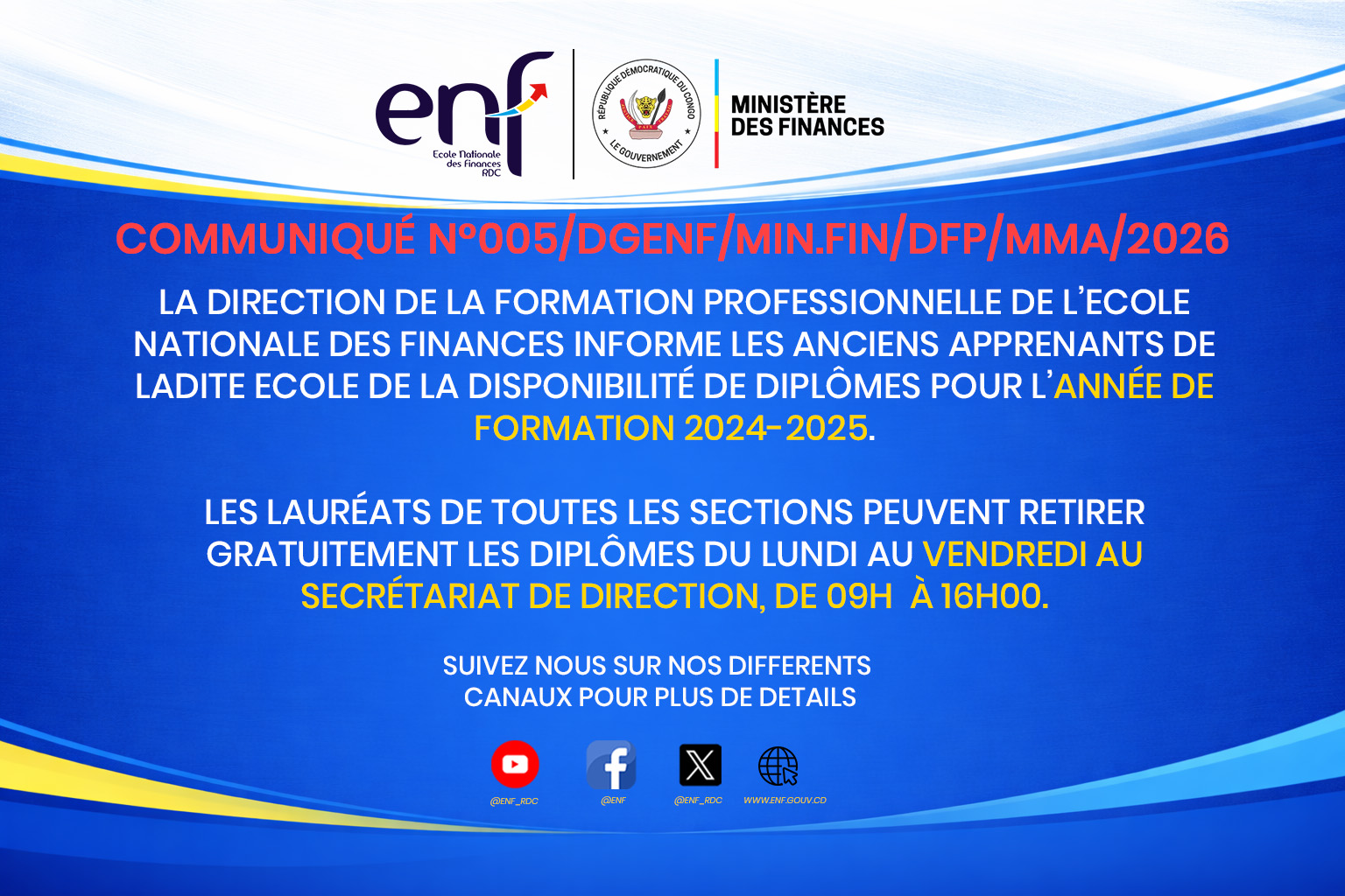 Disponibilité de Diplômes 2024-2025.